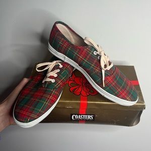 Vintage Plaid Sneakers